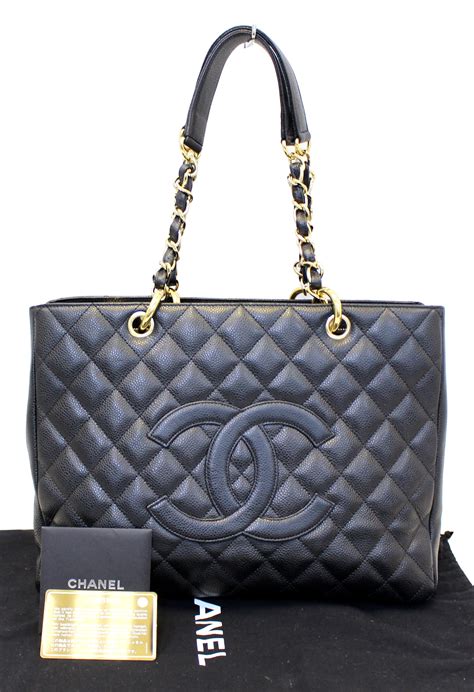 chanel all black bag|chanel black leather tote bag.